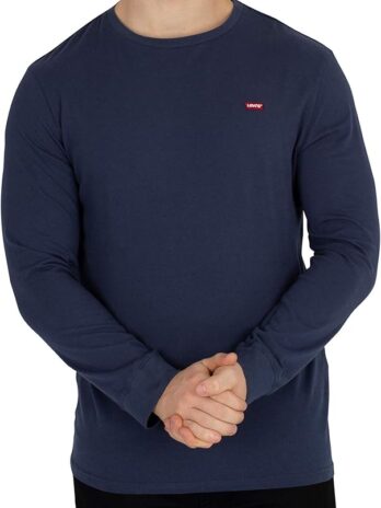 Levi’s Long-Sleeve Battery Housemark Slim camisa para homem